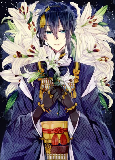 刀剑乱舞 三日月宗近 PIXIV