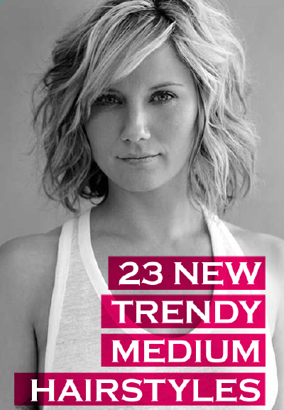 23 Trendy Medium Haircuts for Women : CircleTrest