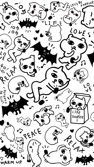 喵星人 换不完的背景手机壁纸..