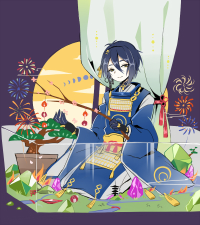 刀剑乱舞 三日月宗近 PIXIV