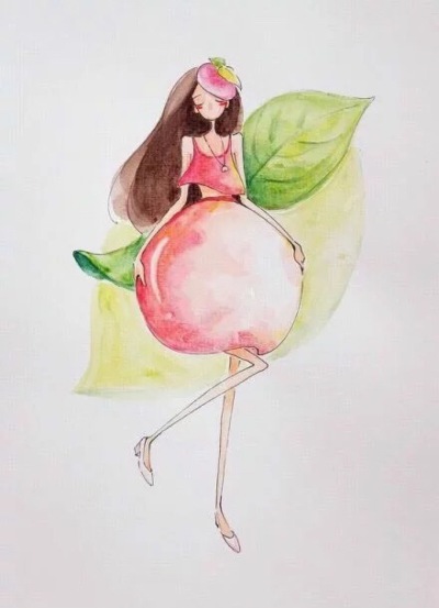 水彩画 插画 涂鸦 手账插画 儿童画