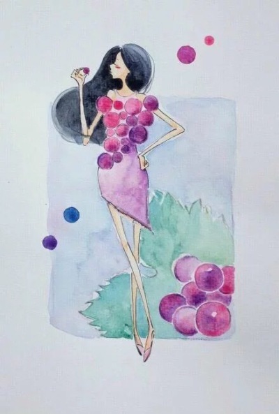 水彩画 插画 涂鸦 手账插画 儿童画