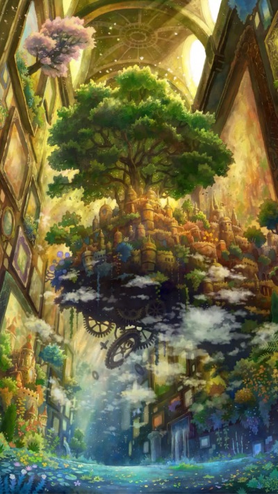【梦中的城堡】 插画