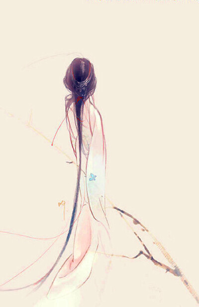 #插画 #古风 #水彩