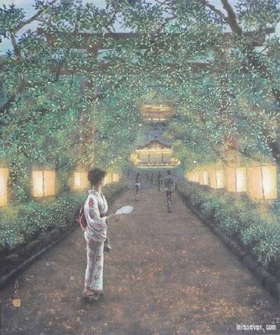 来自日本画家福井良宏（共9张）小编的话：梦就在画的深处，画家福井良宏的水彩插画作品，喜欢水彩画的小伙伴们一定要收藏起来～@昕诺