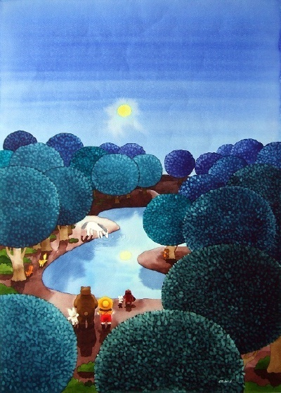 来自插画师Lindalovisa Fernqvist。（共9张） 小编的话：人生苦短，不要计较太多，与其在纷扰中度日如年，不如在舒适中快乐生活。@昕诺