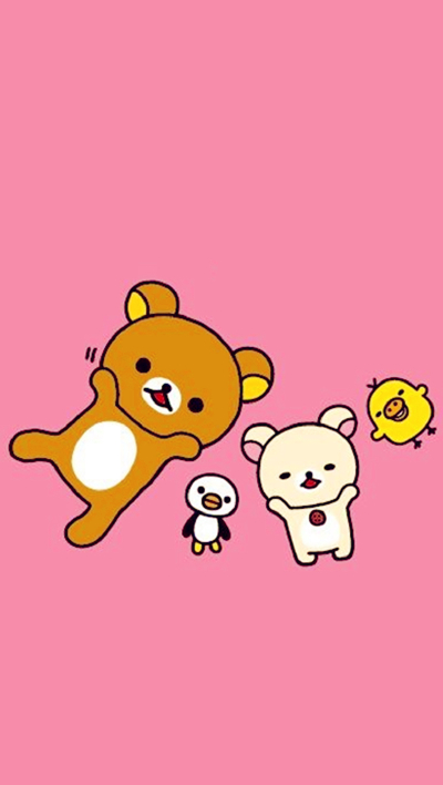 iPhone 壁纸 轻松熊 rilakkuma