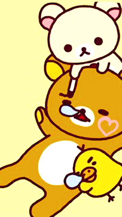 iPhone 壁纸 轻松熊 rilakkuma