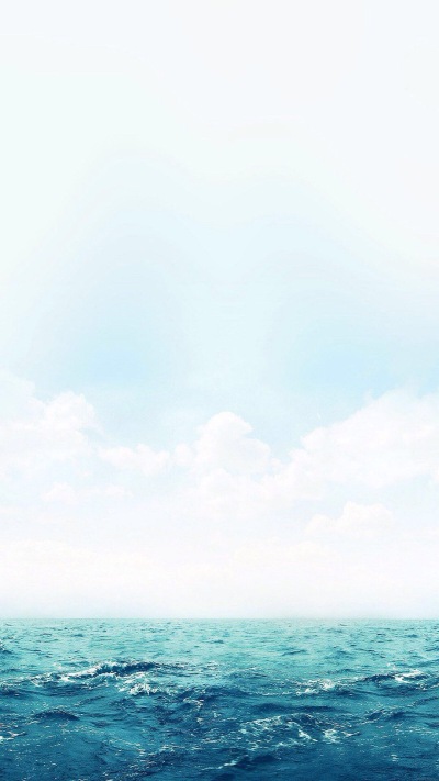 天。 海。