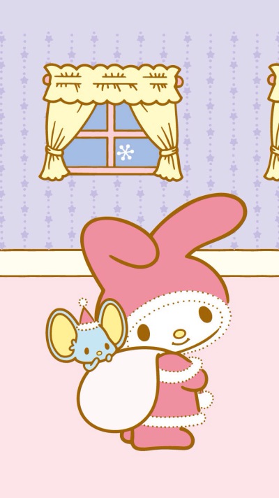 轻松熊 大耳狗 Kitty 美乐蒂 萌壁纸 ^ω^