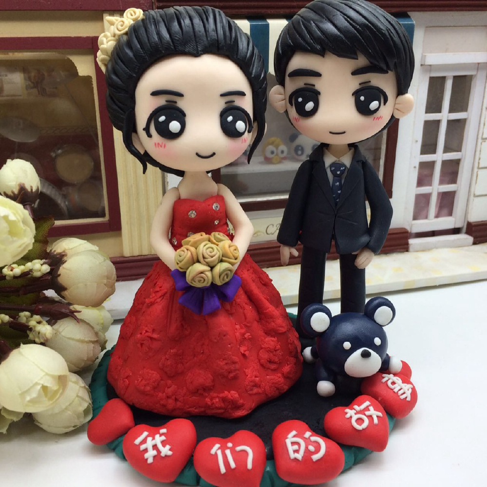 婚纱照制作的小百娃娃