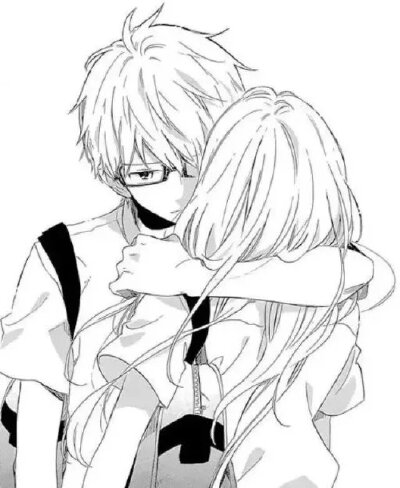 黑白灰 少年 少女 情侣 壁纸 头像 插画 封面 唯美 治愈 古风 同人 二次元