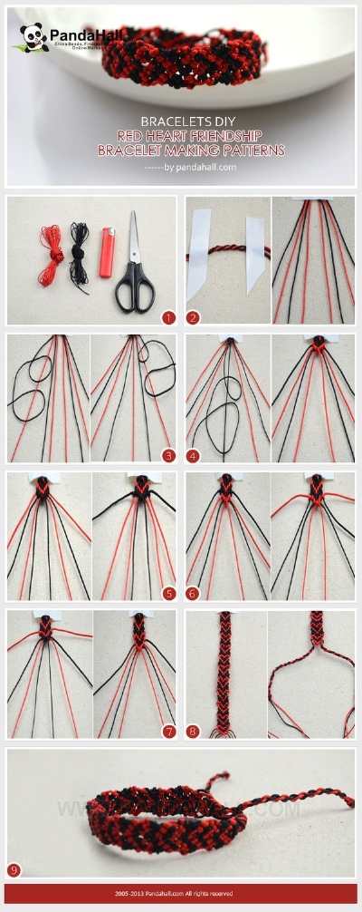 手工DIY, 手链的编法