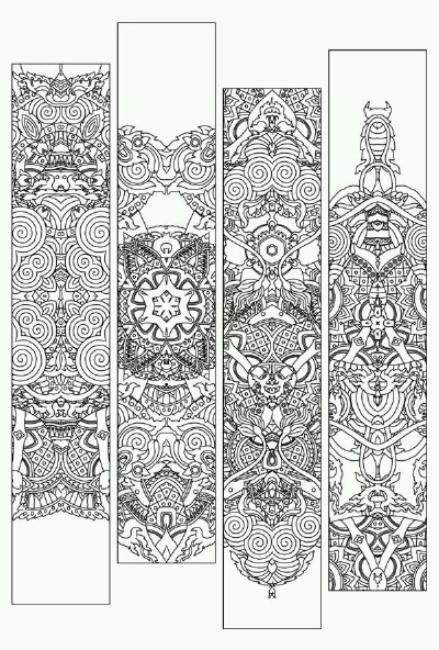 黑白 线稿 手绘 装饰画