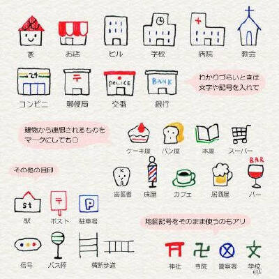 手账素材 简笔画装饰