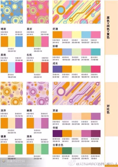 涂色配色方案