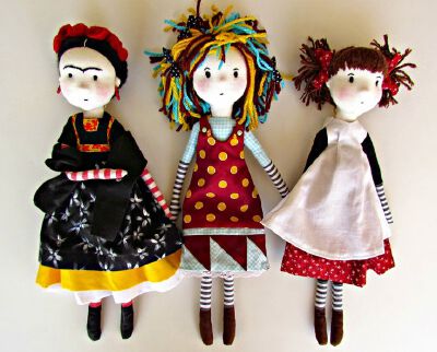 布偶手作 图片来自pinterest by Anacardia Atelier