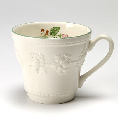 英国Wedgwood 马克杯 树莓 Festivity 白蓝粉三款