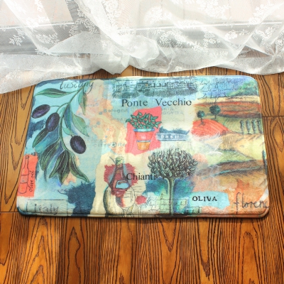 美式欧式 高档记忆棉 浴室防滑吸水地垫 脚垫 门垫 50*80cm