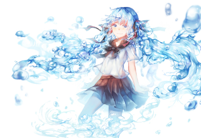 科普bottle miku：ボトルミク（瓶 miku）是初音未来的二次创作后诞生的角色。由画师 PAR 设计。瓶 miku 的头发是纤维状的水，头发里面养了一条名字叫「鱼吉」的鹦鹉。是穿着清爽的水手服的初音未来的衍生。 我是水做…