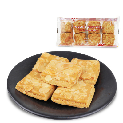 荷兰进口零食品 格蕾丝皇冠酥士杏仁饼干200g 24块 扁桃仁酥饼