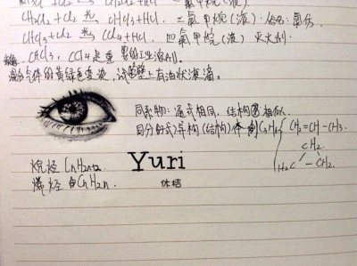 绘画_设计_艺术_眼睛_人物_美_瞳孔_手绘_水笔_化学笔记orz
