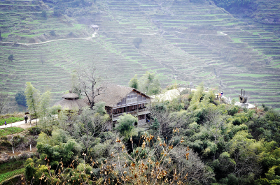 同心锁山景