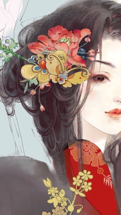 有美人兮，见之不忘