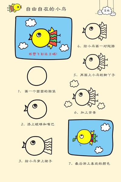 步骤画