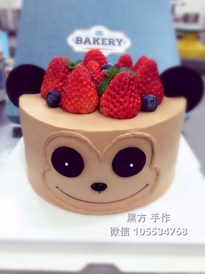 《黑方 手作》猴年蛋糕
