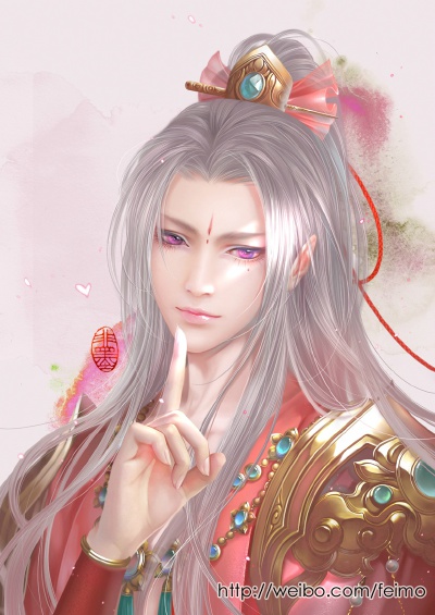 古风，美男，壁纸，插画，剑三，秀爷