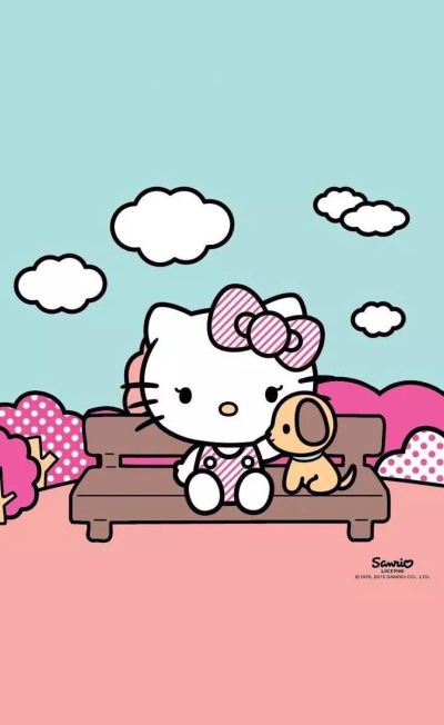HelloKitty壁纸 很久不上了 有事微博：小双星的礼拜天