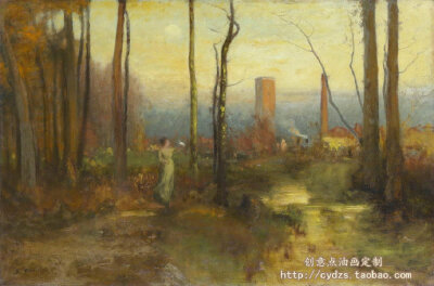 【创意点油画】美国风景画家乔治·英尼斯作品3