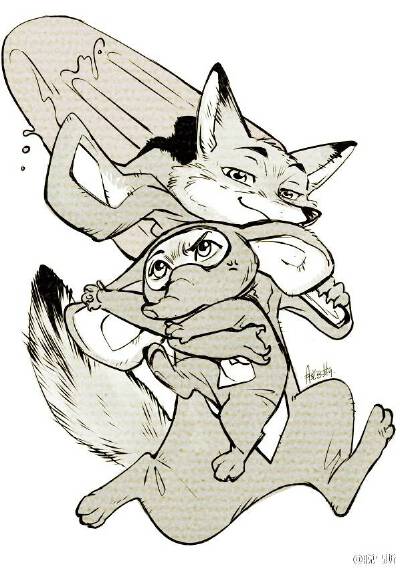 #迪士尼##疯狂动物城##zootopia#谜之可爱
转自微博 侵删