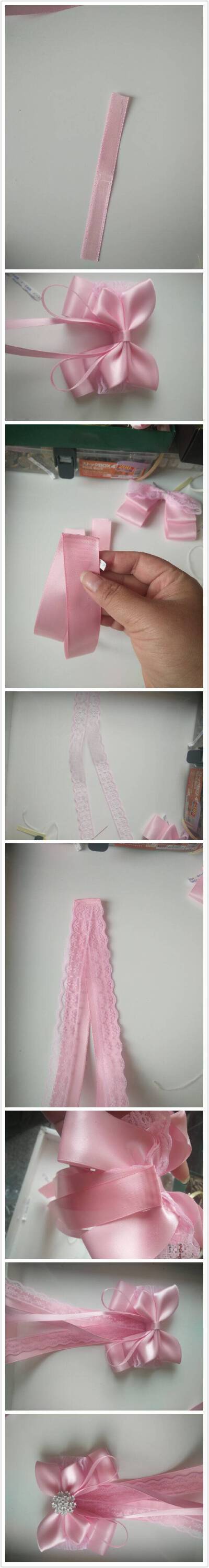 手工发饰，手工蝴蝶结