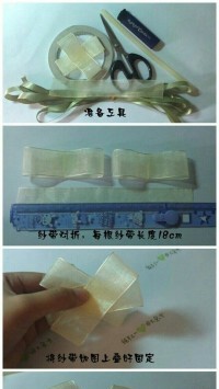 手工发饰，手工蝴蝶结
