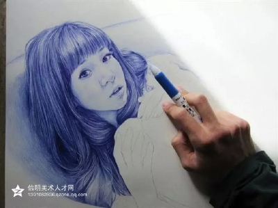 超厉害的圆珠笔画