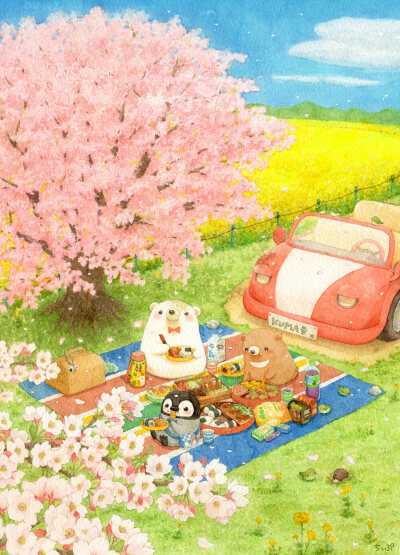 萌熊日常 绘师：ちっぷ（p id=5836393） 本作品id=56019907