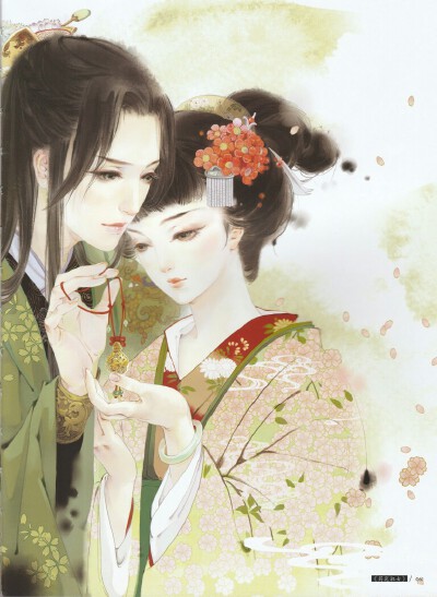 古风 插画 cg 壁纸 同人 美人 
