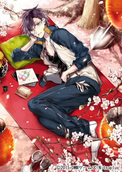  #刀剑乱舞# 官方一周年全贺图
明石国行(双葉はづき氏)
