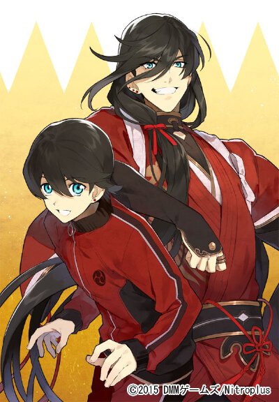 #刀剑乱舞#官方一周年全贺图
和泉守兼定・堀川国広(白峰氏)