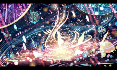 P站手绘插画光影人物天空植物风景壁纸桌面by 防人