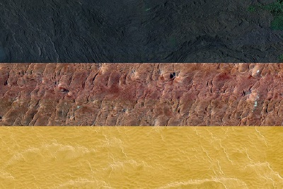 各个国家的卫星图像融合到国旗图案，Max Serradifalco 的这个项目叫“All the Colors of the World”。