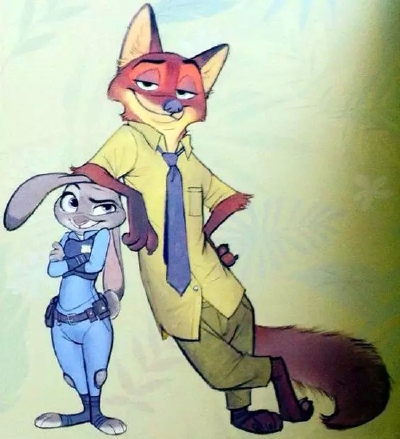 Zootopia-疯狂动物城 Nick&Judy