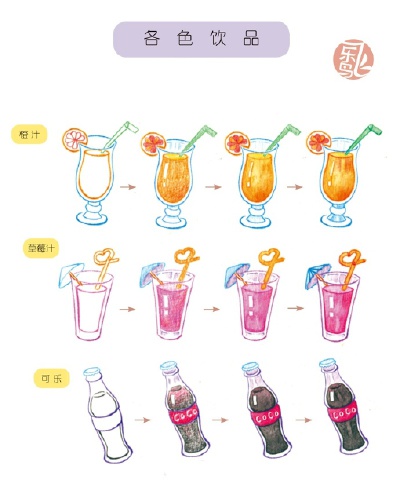简笔画-手账素材-2.出自-飞乐鸟.