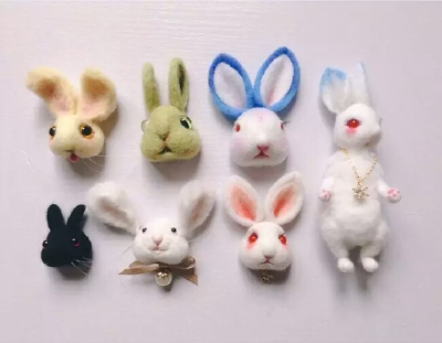羊毛毡兔子