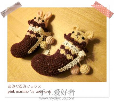 钩针袜子兔/袜子熊-手工爱好者