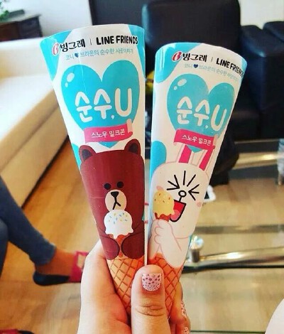 Line Friends 冰激凌