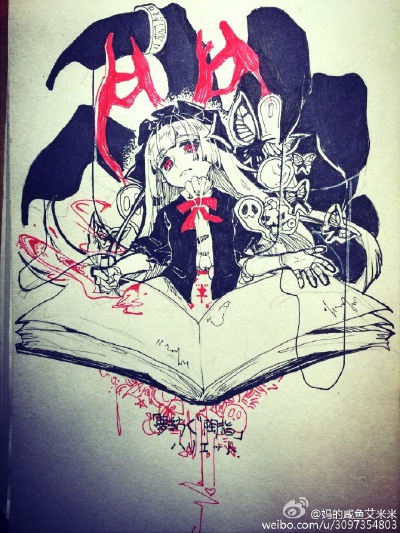 来自 @总裁艾米米 的手绘！梦纺超可爱暗法。
大大收下我的膝盖。
梅露可物语
【已有授权】【【未经原作者允许严禁二次转载。严禁商用。】】梅露可物语/二次元/可爱/手游/动漫/萌/动漫/插图/板绘/壁纸/少女/少年…