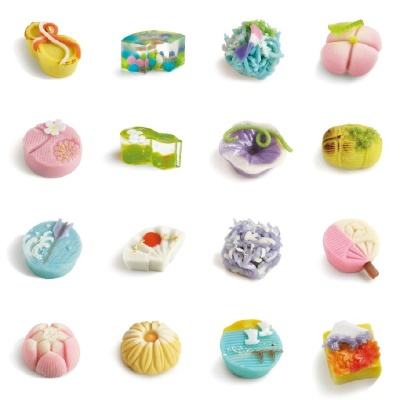 日式和菓子，赏心悦目~ pinterest.com